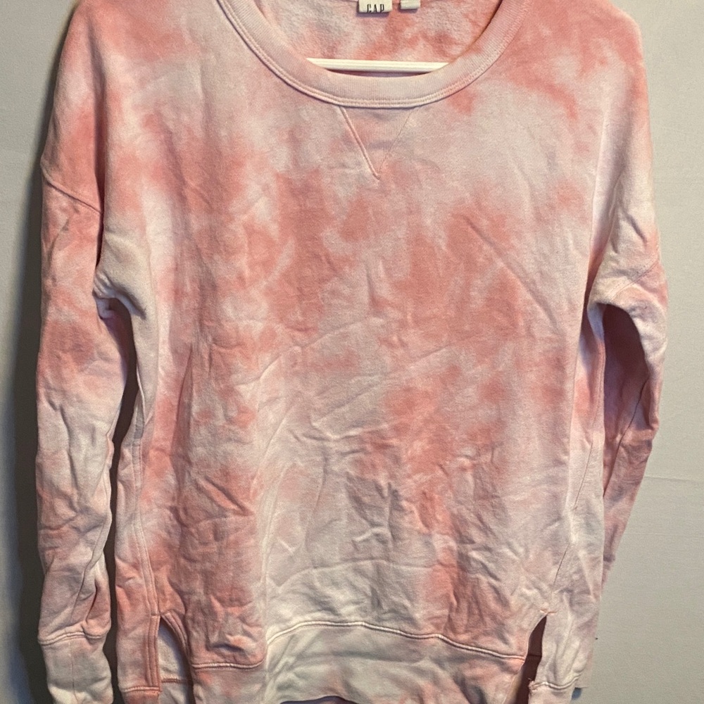 GAP Pink Tie-Dye Top
